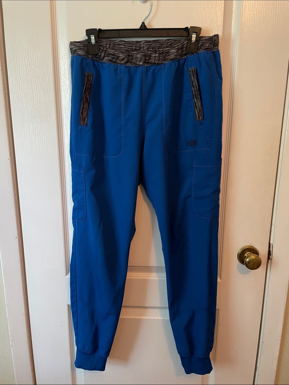 Dickies Blue Jogger Pants with Gray Waistband with matching top